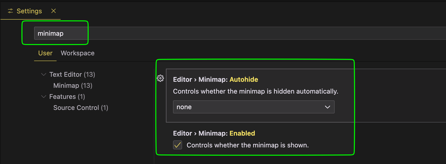 Minimap Setting