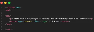 Playwright: Finding and Interacting with HTML Elements